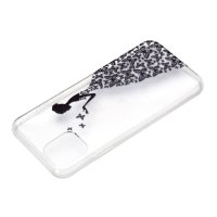 iPhone 12 mini Cover Schutzhülle TPU Silikon Transparent Schmetterlingfrau Motiv