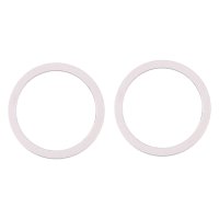 iPhone 12 Kameraring Kamera Linsen Metallring Ring Set Ersatzteil Weiß
