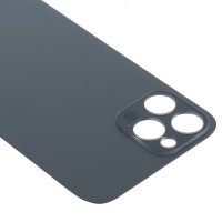 Akkufachdeckel für iPhone 12 Pro Backcover Kameraloch Gross Ersatzteil Graphit