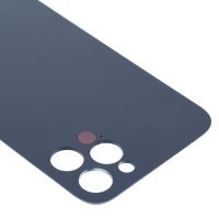 Akkufachdeckel für iPhone 12 Pro Backcover Kameraloch Gross Pazifikblau