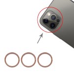 iPhone 12 Pro Kamera Linsen Metallring Ring Set Ersatzteil Gold