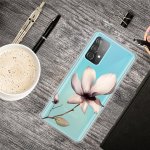 Samsung Galaxy A72 Cover Schutzhülle TPU Silikon Lotus Blumen Motiv