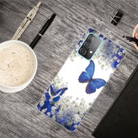 Samsung Galaxy A72 Cover Schutzhülle TPU Silikon Schmetterling Motiv