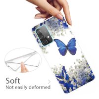 Samsung Galaxy A72 Cover Schutzhülle TPU Silikon Schmetterling Motiv