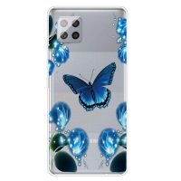 Samsung Galaxy A42 Cover Schutzhülle TPU Silikon Schmetterling Motiv