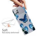 Samsung Galaxy A42 Cover Schutzhülle TPU Silikon Schmetterling Motiv