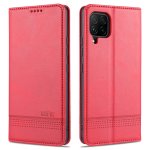 Samsung Galaxy A42 Handytasche Ledertasche Standfunktion Retro Style Rot