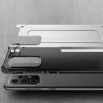 Samsung Galaxy A52/52s Cover Schutzhülle TPU Silikon/PC Carbon Design Schwarz