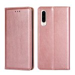 Huawei P30 Handytasche Ledertasche Standfunktion DeLuxe Style Rose Gold