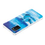 Samsung Galaxy A02s Schutzhülle TPU Silikon leuchtenden Schmetterling Motiv