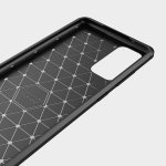 Samsung Galaxy S20 FE Cover Schutzhülle Silikon Textur/Carbon Design Schwarz