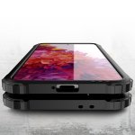 Samsung Galaxy S21+ Cover Schutzh&uuml;lle TPU Silikon/PC Carbon Design Schwarz