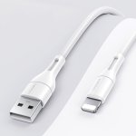 iPhone iPad Daten-Synchronisation-Ladekabel USB 2/Lighting Flexibel 2,4A Weiß