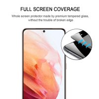 Samsung Galaxy S21 5G Displayschutzglas Glasfolie Full Screen Schwarz