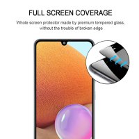 Samsung Galaxy A32 4G Displayschutzglas Glasfolie Full Screen Schwarz