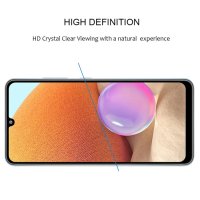Samsung Galaxy A32 4G Displayschutzglas Glasfolie Full Screen Schwarz