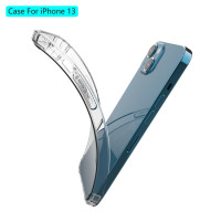 iPhone 13 Cover Schutzhülle TPU Silikon Kantenschutz Transparent