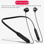 Headset Sport HIFI Bluetooth V4.2 Nackenbügel Ohrhörer Schwarz