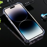 iPhone 14 Pro Cover Schutzhülle TPU Silikon Kantenschutz Transparent