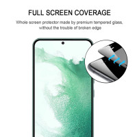 Samsung Galaxy S23+ Displayschutzglas Glasfolie Full Screen Schwarz