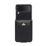 Samsung Galaxy Z Flip3 Handytasche Case Ledertasche IMEEKE Style Schwarz