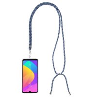 Universal Handyhüllen Handytaschen Halsband Schlüsselband Tragegurt Blau/Schwarz