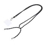 Universal Handyhüllen Handytaschen Halsband Schlüsselband Tragegurt Schwarz/Weiß