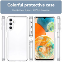 Samsung Galaxy A14 5G Cover Schutzhülle TPU Silikon Transparent