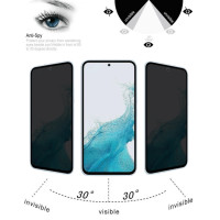 Samsung Galaxy A54 5G Anti Spionage Displayschutz Glas Glasfolie Full Screen
