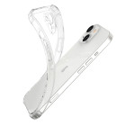 iPhone 15 Cover Schutzhülle TPU Silikon Kantenschutz Transparent