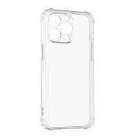 iPhone 15 Pro Max Cover Schutzhülle TPU Silikon Kantenschutz Transparent