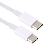 Daten-Lade-Kabel Type-C auf Typ-C USB-C 1m (Weiß)