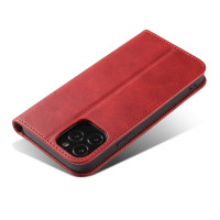 iPhone 13 mini Case Handytasche Ledertasche Magnetic Standfunktion Rot