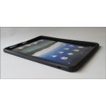 iPad Cover Schutzhülle Silikon mit Embleme öffnung ( Schwarz )