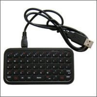 iPad iPhone PS3 PC Tastertur Mini Bluetooth USB Keyboard