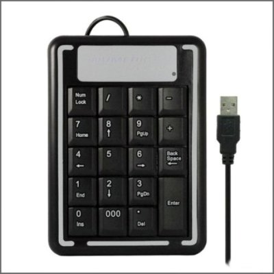 Nummern Keypad mit USB-2 anschluss für P.C.  Notebook Laptop PC iPad usw.